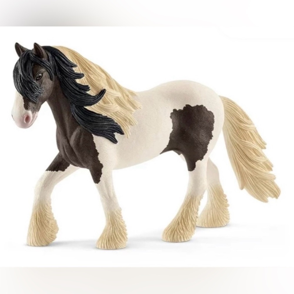 Schleich - 13831, Farm World: Tinker Stallion Toy Horse Figurine